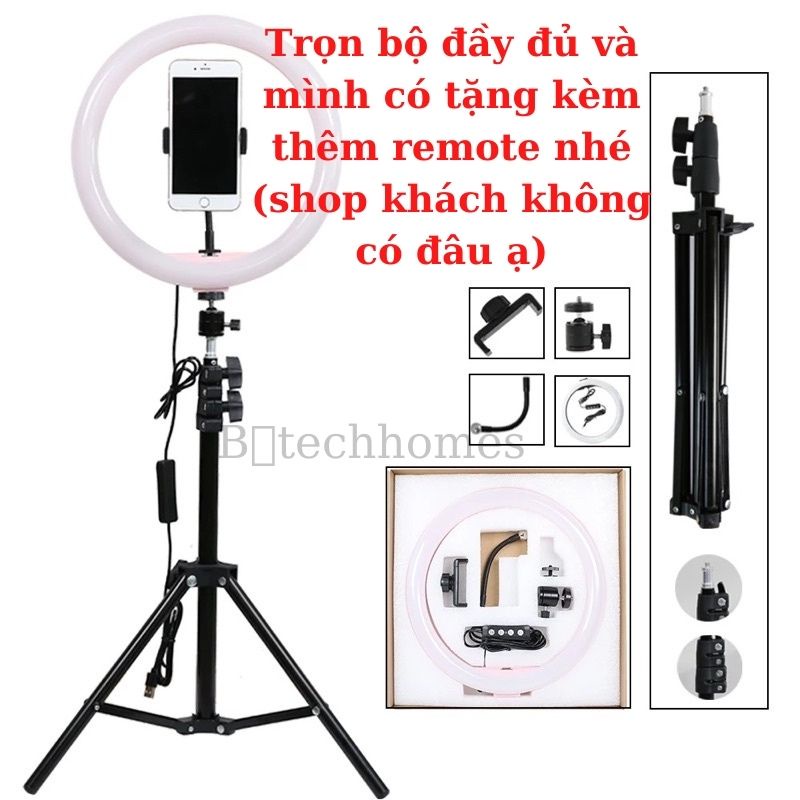 Cây Đèn Livestream 26cm 30cm 33cm 45cm Đèn Chụp Ảnh Sản Phẩm Selfie Livestream Bán Hàng Quay Tiktok Video