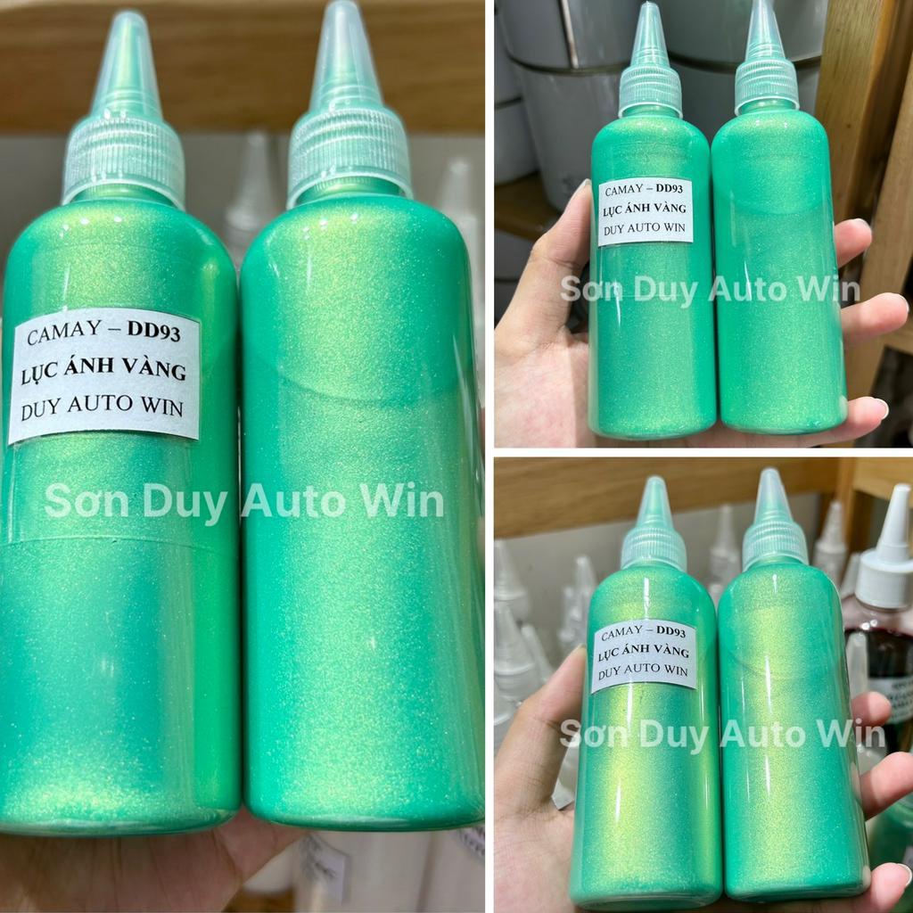 Camay màu lục ánh vàng DD93 - Sơn xe máy đóng chai 50g và 100g