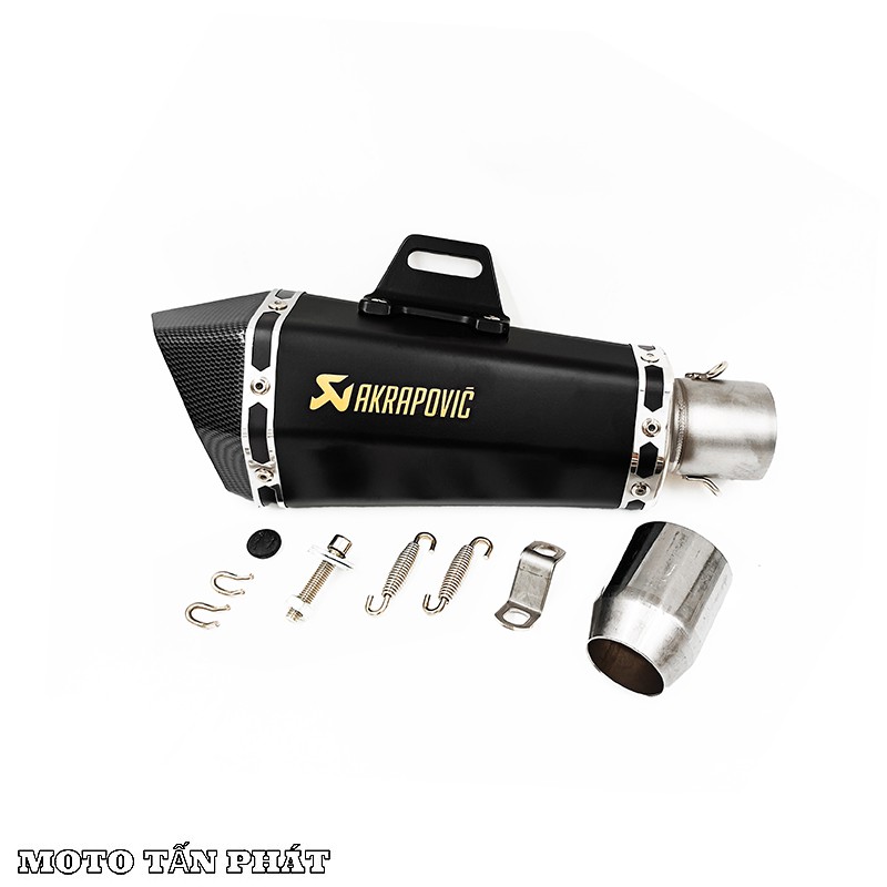 Pô Akrapovic r6 đen nhập khẩu