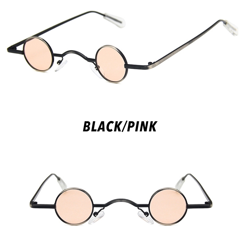 Kính Mát Gọng Tròn Màu Sắc Ngọt Ngào Phong Cách Retro