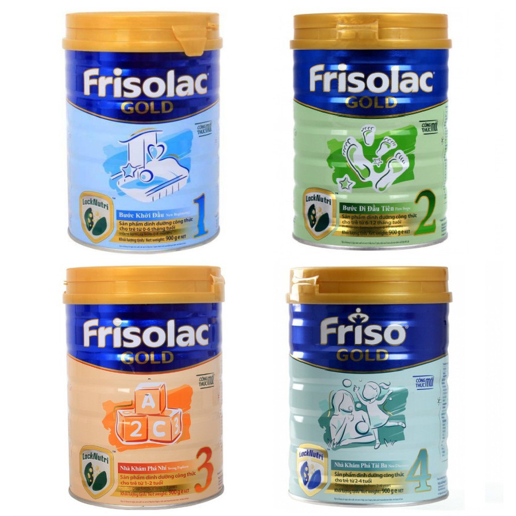 Sữa Frisolac Gold 1, 2, 3, 4 (900 g) | Shopee Việt Nam