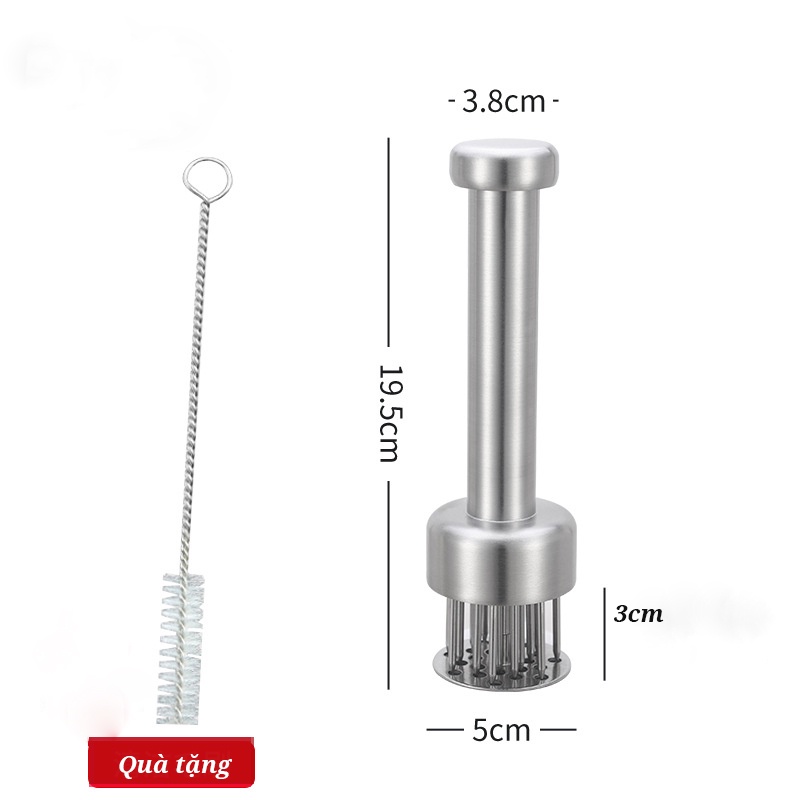Cây Dầm Bì Lợn Làm Mềm Thịt Chất Liệu Inox304 Cao Cấp