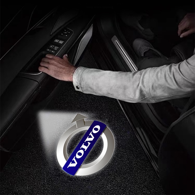 1 Đèn Chiếu Tự Động Không Dây Cho Cửa Xe Hơi Volvo XC60 XC80 XC90 V40 V60 S60L S80