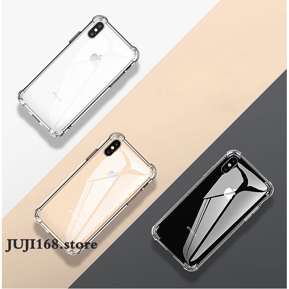 Ốp điện thoại silicon trong suốt chống sốc sang trọng cho iPhone 12 12 Pro 7 8 6 6S Plus X XS Max XR 11 12 PRO MAX