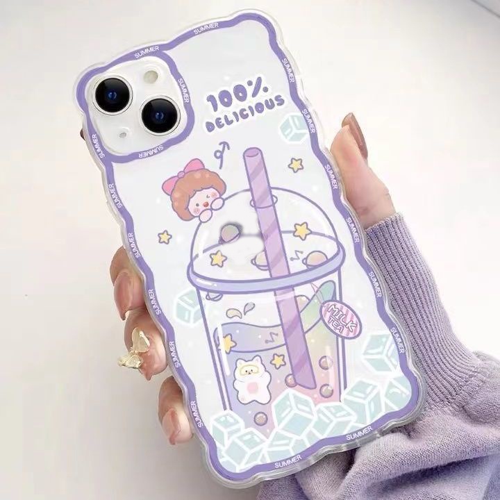 Ốp Điện Thoại Dẻo Họa Tiết Cô Gái &amp; Bươm Bướm Dễ Thương Cho IPhone 13 13pro 12promaxSE2 2020/11 Pro MAX / 6S/ 7 / 8 Plus/ XR