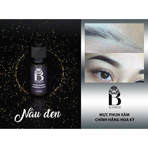 Mực Xăm Siêu Bám Bloomode Nâu Tây