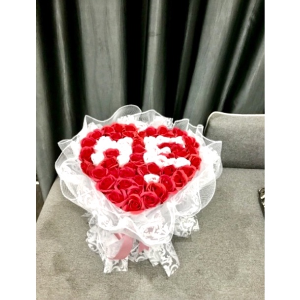 Bó hoa sáp chữ Mẹ 60 bông/ quà tặng dịp lễ ý nghĩa