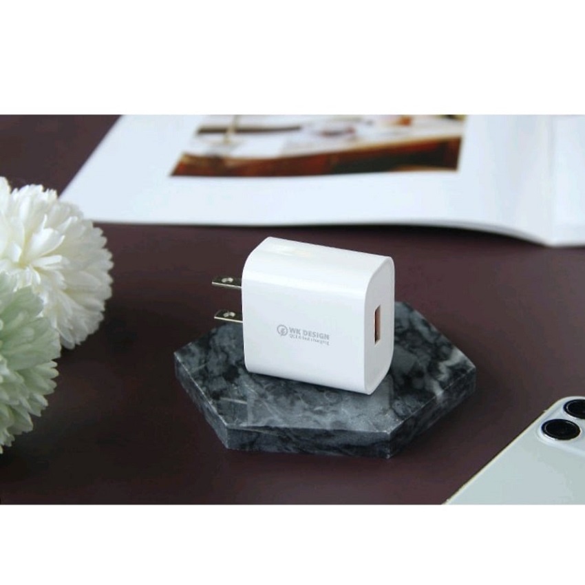 Củ Sạc Nhanh 18W WEKOME Chính Hãng, kèm dây sạc WP U57 CÓ TEM CHÍNH HÃNG