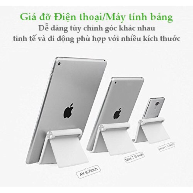GHẾ ĐỠ ĐIỆN THOẠI + MÁY TÍNH BẢNG + IPHONE + IPAD + SAMSUNG + GIÁ RẺ ( GIAO MÀU NGẪU NHIÊN ) | BigBuy360 - bigbuy360.vn