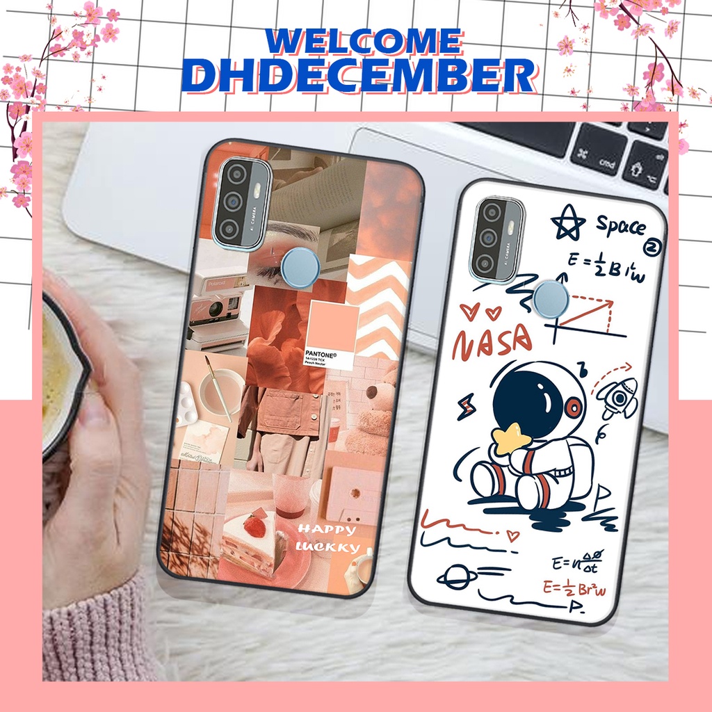 Ốp lưng Oppo A53 in hình nice ,good luck happy ốp xinh viền dẻo đẹp chất