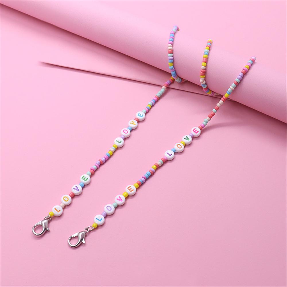 ❈Rowan❈ Dây Đeo Giữ Mắt Kính Xâu Hạt Chất Liệu Acrylic Cho Bé