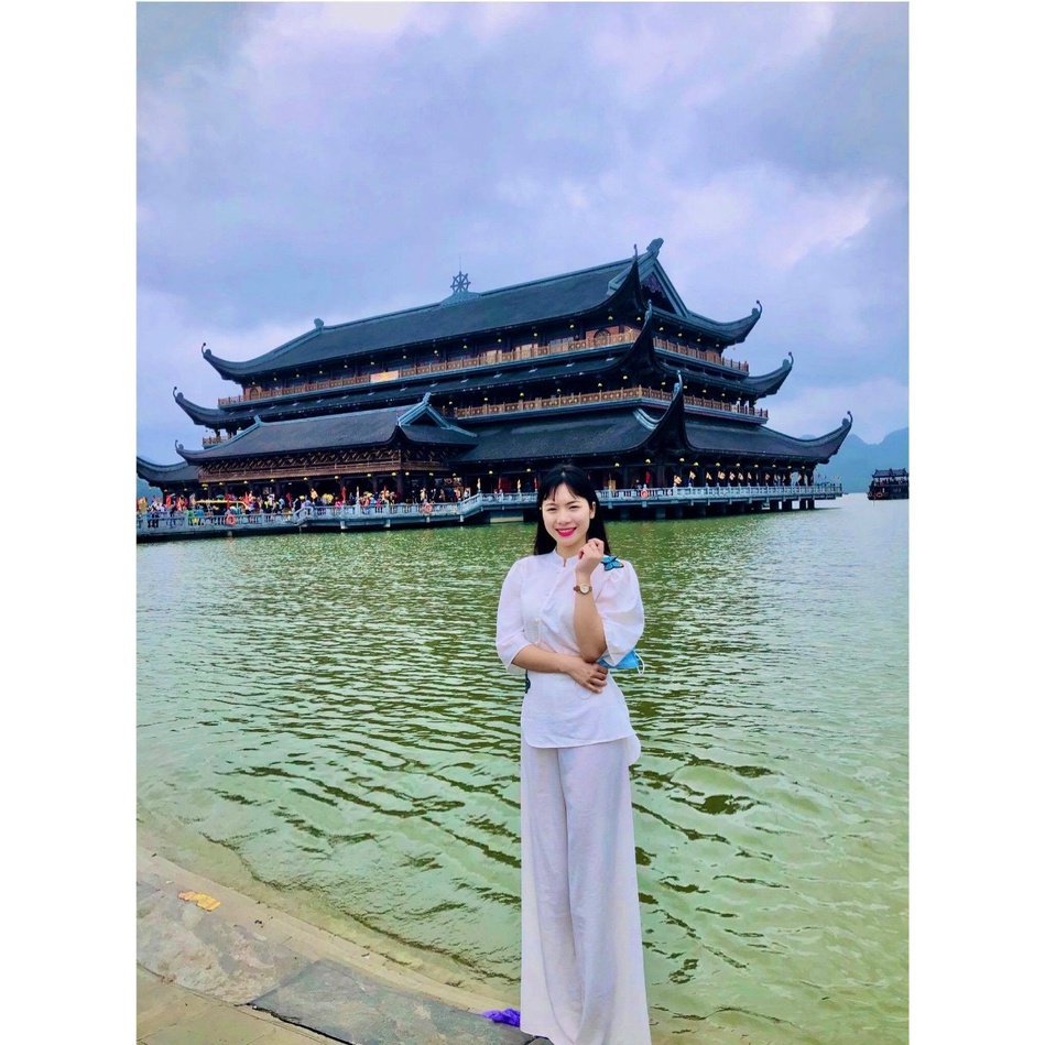 Đồ Lam Đi Chùa #Mẫu thêu Bướm# Quần Áo Nữ
