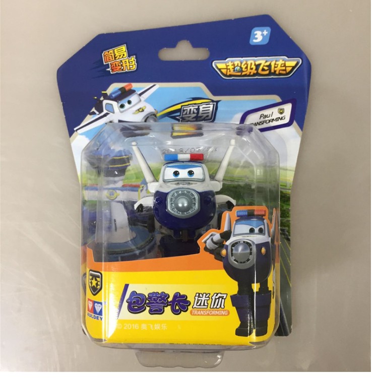 Super wings đồ chơi đội bay siêu đẳng nhân vật Paul máy bay mini