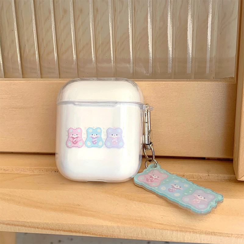 Case Airpods Ba Con Gấu cho AirPods 1/2/Pro - airpod case