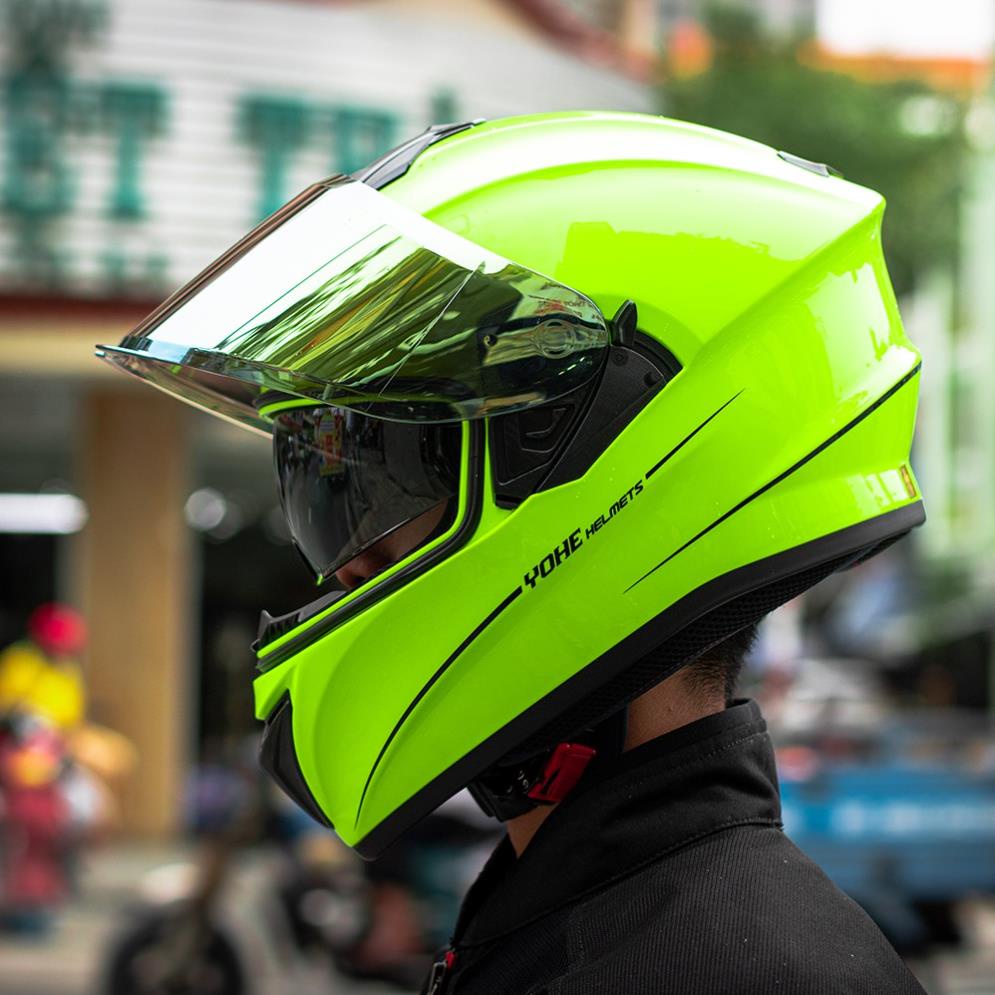 MŨ BẢO HIỂM FULLFACE YOHE 981 (Màu trơn) - Biker Sài Gòn