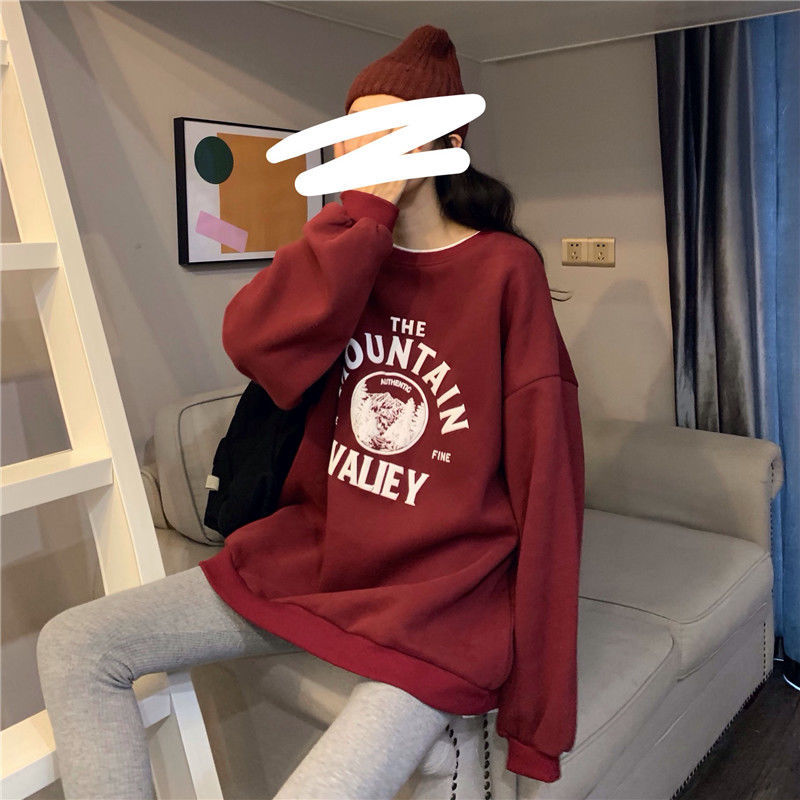NRVP Áo Hoodie Nữ Tay Dài Thời Trang Hàn Quốc 2021