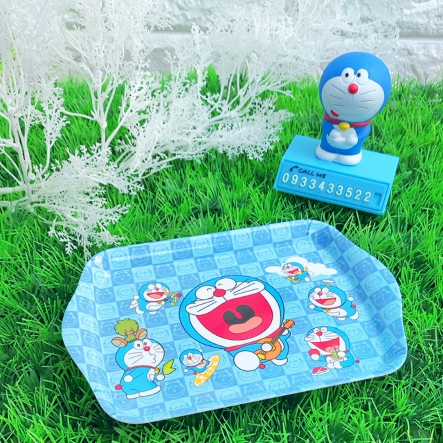 Dĩa hình chữ nhật Doremon Doraemon