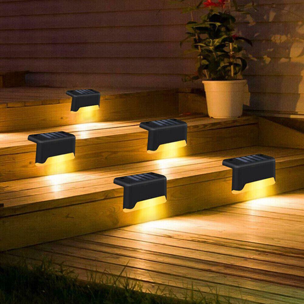 LAKAMIER Đèn LED Năng Lượng Mặt Trời Ánh Sáng Trắng / Ấm Trang Trí Lối Đi Sân Vườn