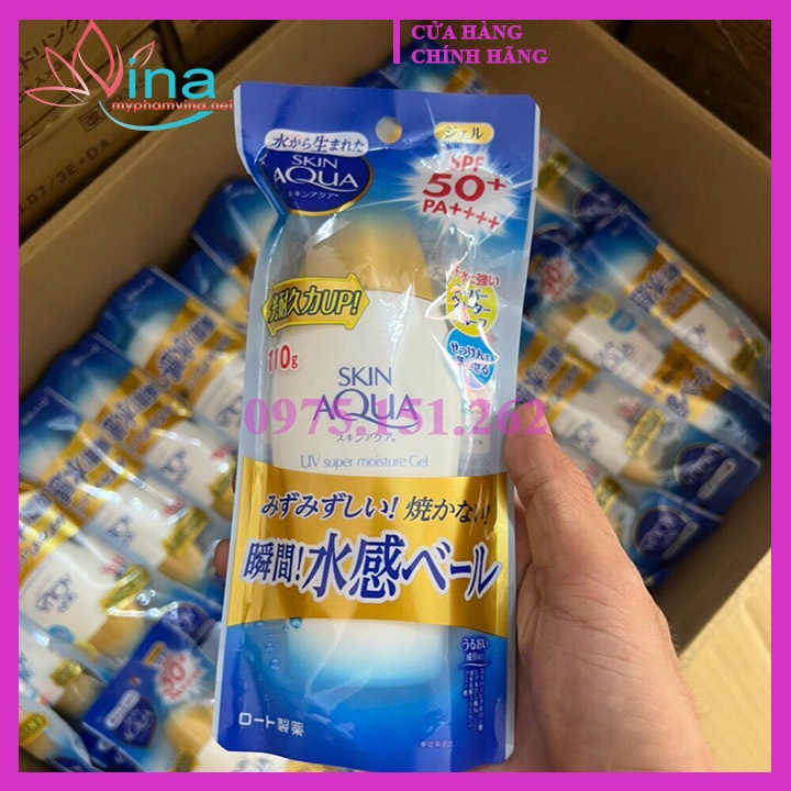 ✅ CHAI LỚN 55g Sữa chống nắng trắng da Sunplay Skin Aqua spf 50+ Pa ++++