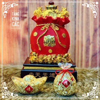 Túi Vàng Thỏi Vàng phong thuỷ chiêu tài hút lộc