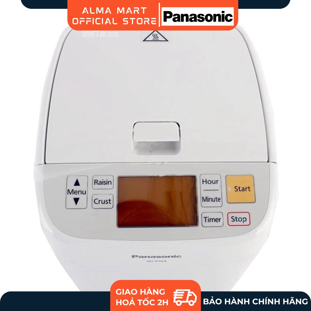 Máy Làm Bánh Mì Tự Động Panasonic SD-P104WRA - Hàng Chính Hãng - Bảo Hành 12 Tháng