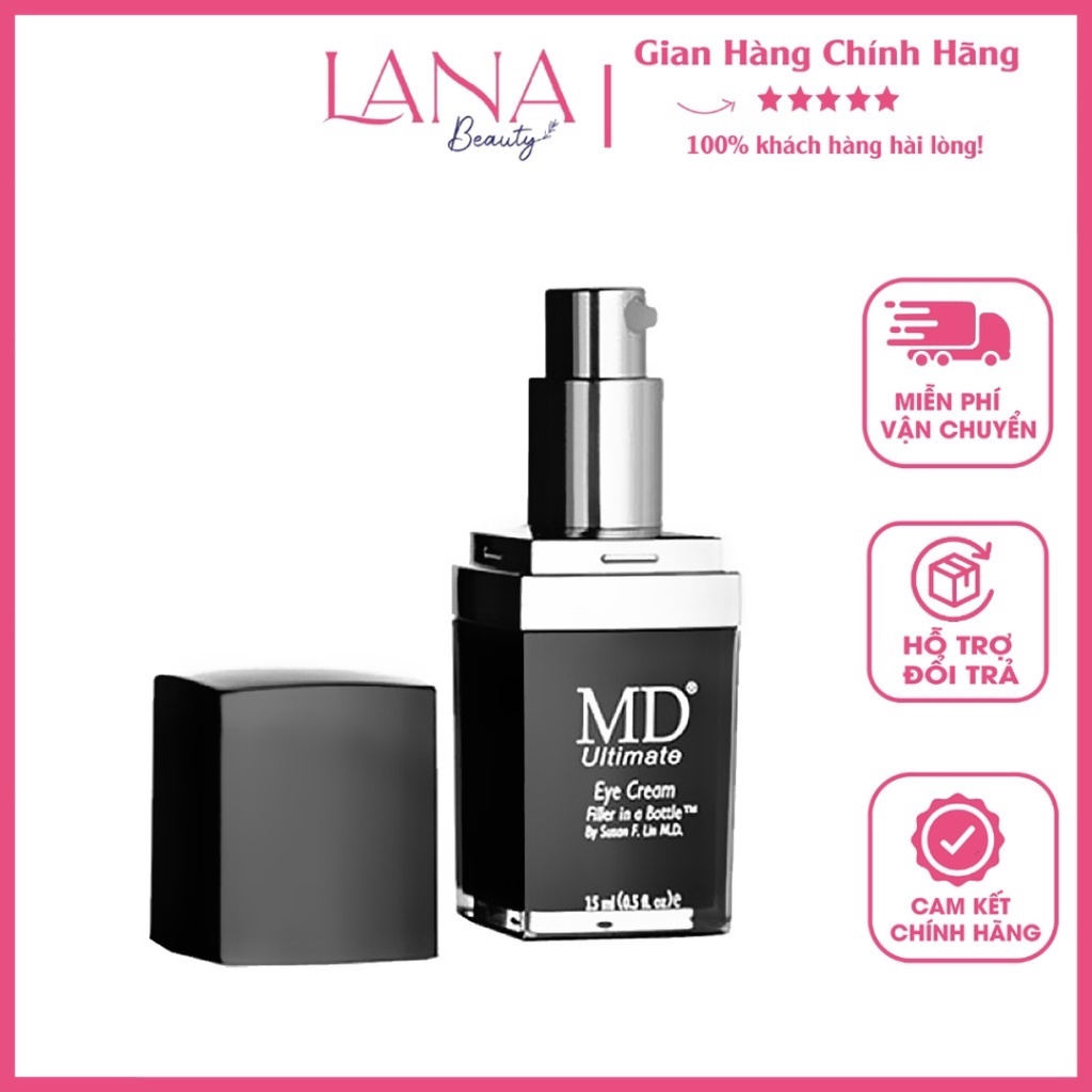 Kem Xóa Nếp Nhăn Chân Chim MD Ultimate Eye Cream Làm Giảm Những Vết Nhăn, Vết Chân Chim Quanh Vùng Da Mắt
