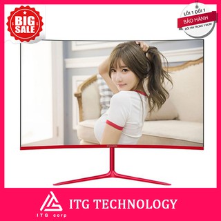 Màn hình máy tính cong Full Viền 24/27 inch 75Hz Mới HUGON