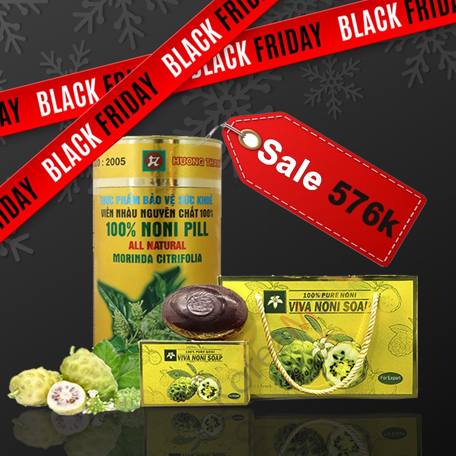 [BLACK FRIDAY] Combo Nhàu Viên nhàu Hương Thanh và Xà bông nhàu Viva