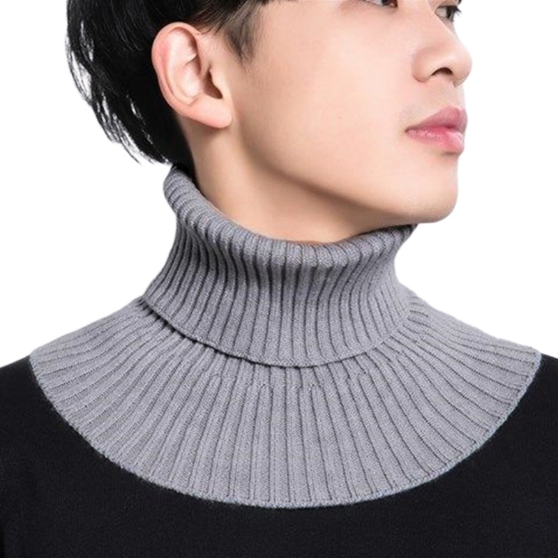 Cổ Áo Giả Khăn Choàng Cổ Dệt Kim Co Giãn Tháo Rời Được Thời Trang Mùa Đông