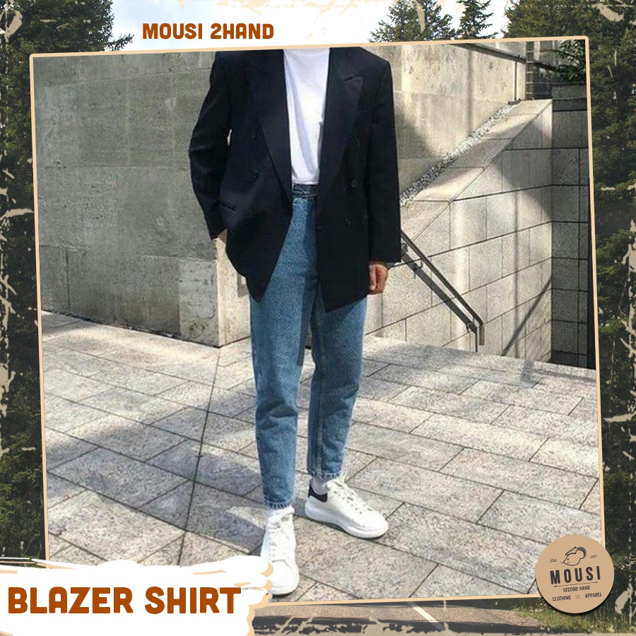 Áo blazer (vest) secondhand (2hand)- [𝐅𝐑𝐄𝐄 𝐒𝐇𝐈𝐏] - vintage, cổ điển, unisex-(inbox shop để được tư vấn size) Mousi 2hand | BigBuy360 - bigbuy360.vn