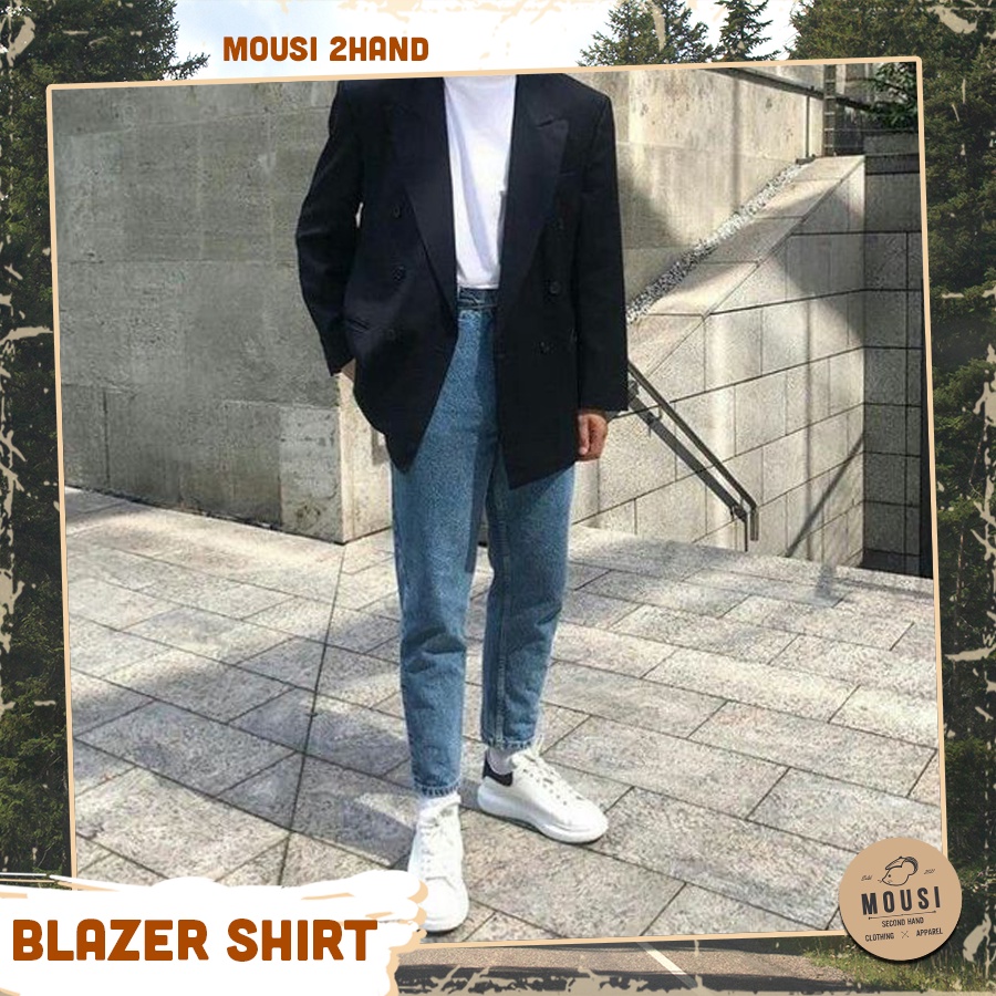 Áo blazer (vest) secondhand (2hand)- [𝐅𝐑𝐄𝐄 𝐒𝐇𝐈𝐏] - vintage, cổ điển, unisex-(inbox shop để được tư vấn size) Mousi 2hand