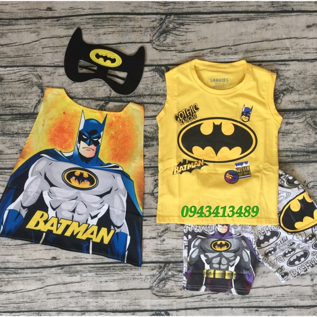 Bộ Batman ba lỗ cho bé