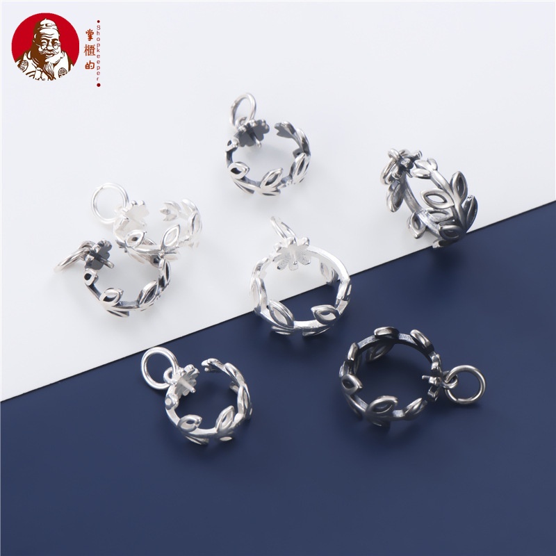 Mặt Dây Chuyền Bạc S925 Hình Bánh Xe Độc Đáo