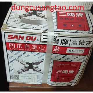Đầu kẹp 4 chấu k12 / mâm cập máy tiện k12-125