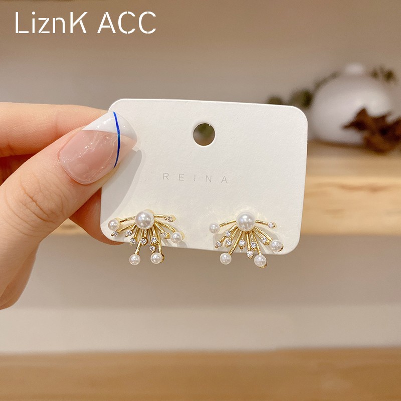 Khuyên Tai Ngọc Trai Hình Pháo Hoa Thời Trang Hàn Quốc Chất Lượng Cao Hàng Mới Dành Cho Bạn Nữ 2022