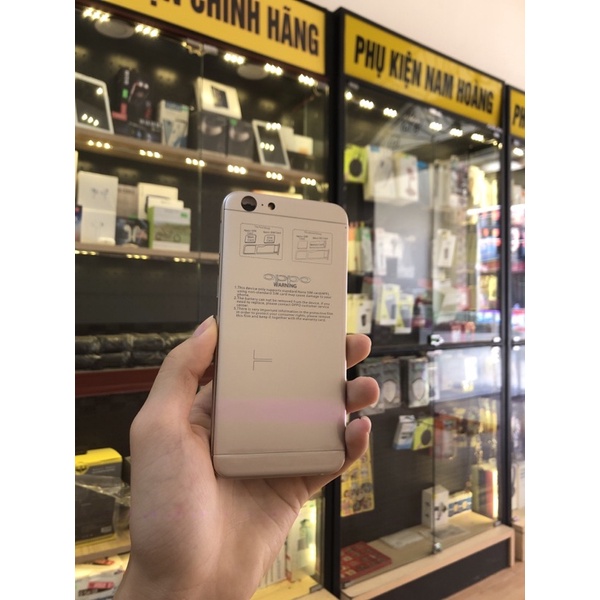 Vỏ Bộ Oppo A39 A57 màu gold ( không vành kính camera )