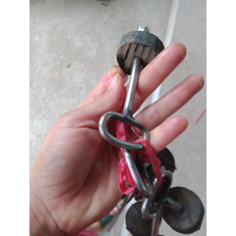 Khuyên sỏ mũi trâu bò 100 %inox không han rỉ ko xoắn chạc