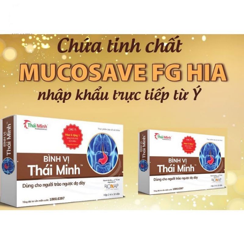 BÌNH VỊ THÁI MINH mua 6 tặng 1 bằng tem cào tích điểm
