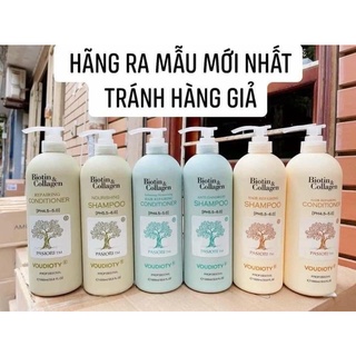 1 cặp 2000ml BIOTIN Colagen_xả hàng chuẩn 100%