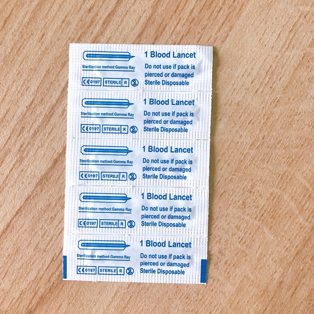Tách Lẻ 5 Kim Chích Mụn, Kim Chích Máu Chuyên Dụng Spa Blood Lancets