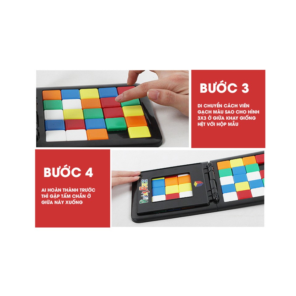 Bộ trò chơi board game Magic block game - Thử thách Rubik