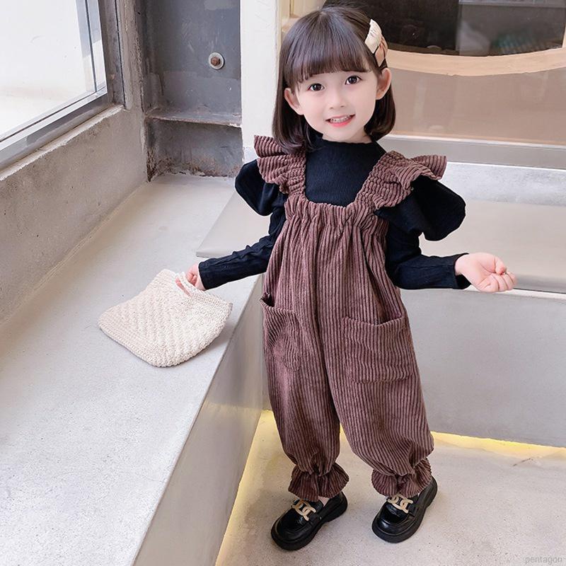 Bộ áo liền quần tay dài thời trang cho bé gái 3-8 tuổi