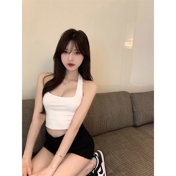 Hàng mới áo ba lỗ cổ yếm siêu tôn dáng, cực kì sexy