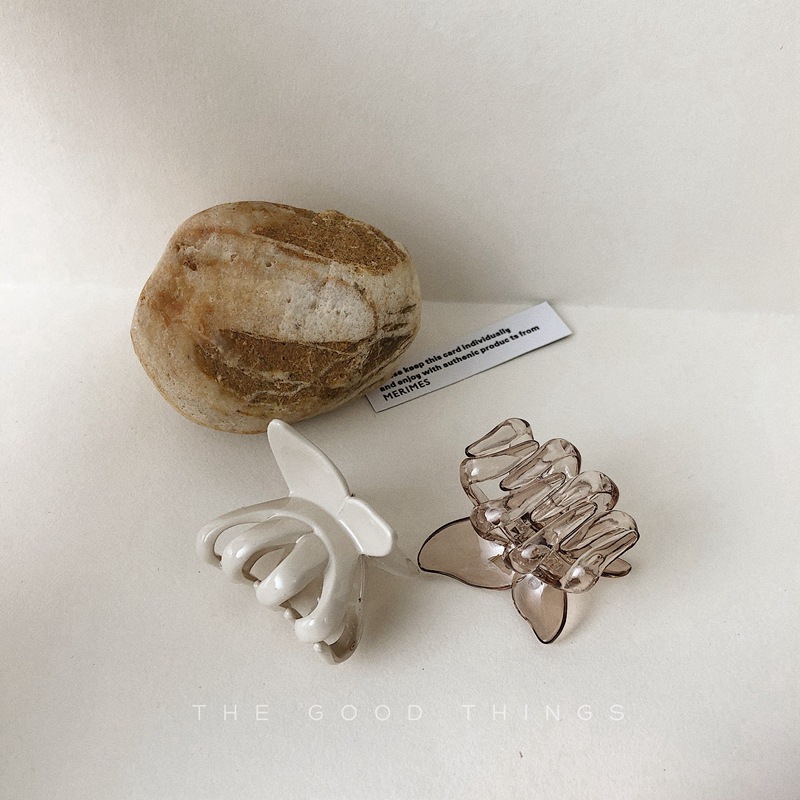 Kẹp Càng Cua Acrylic Trong Suốt Thiết Kế Hình Bướm Thời Trang Cho Nữ