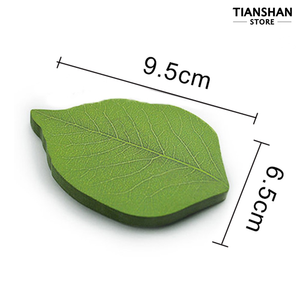 Giấy Ghi Chú Hình Chiếc Lá Sáng Tạo Độc Đáo