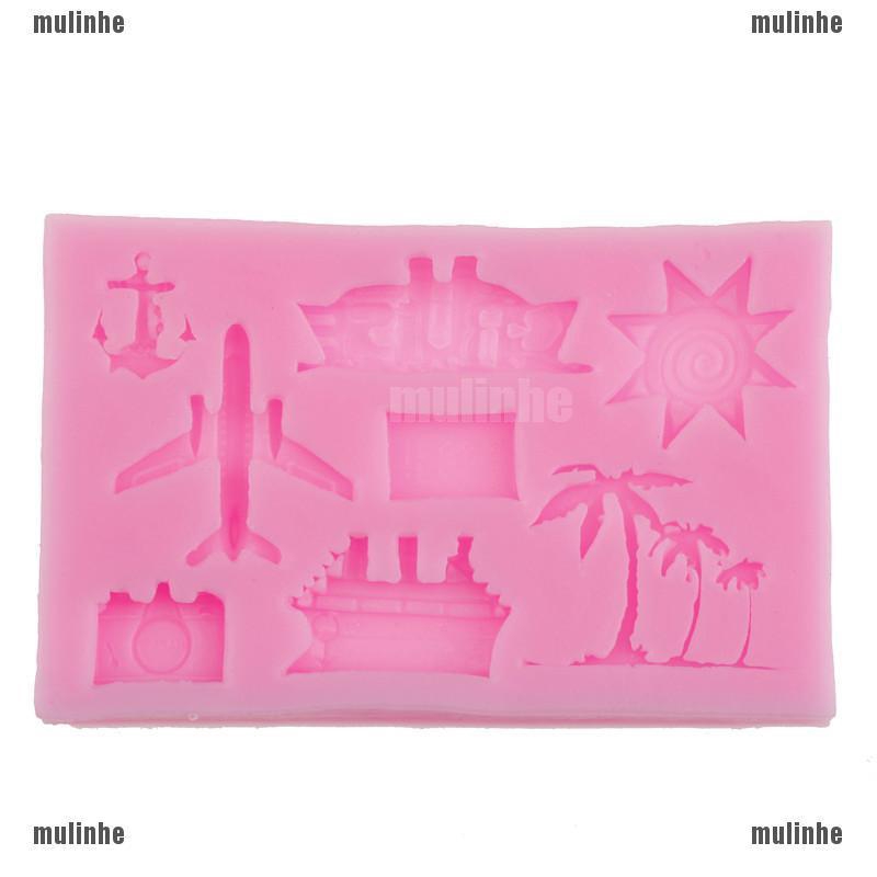 Mul❤ Khuôn Làm Bánh Chất Liệu silicone Hình Cây Cọ Độc Đáo