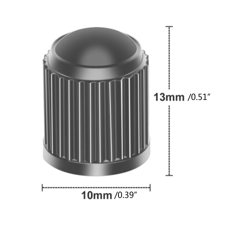 Set 100 Vỏ Bọc Van Bánh Xe Hơi / Xe Tải Bằng Nhựa Chống Bụi