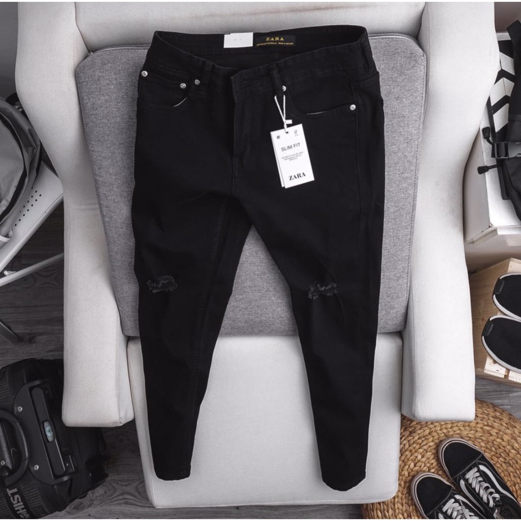 Quần Jean ĐEN SlimFit 💖💖 1 chiếc quần Jean Co Giãn Thỏa Mái 💖💖💖 đẹp chất ngất không quất là sai lầm💖💖💖💖 | BigBuy360 - bigbuy360.vn