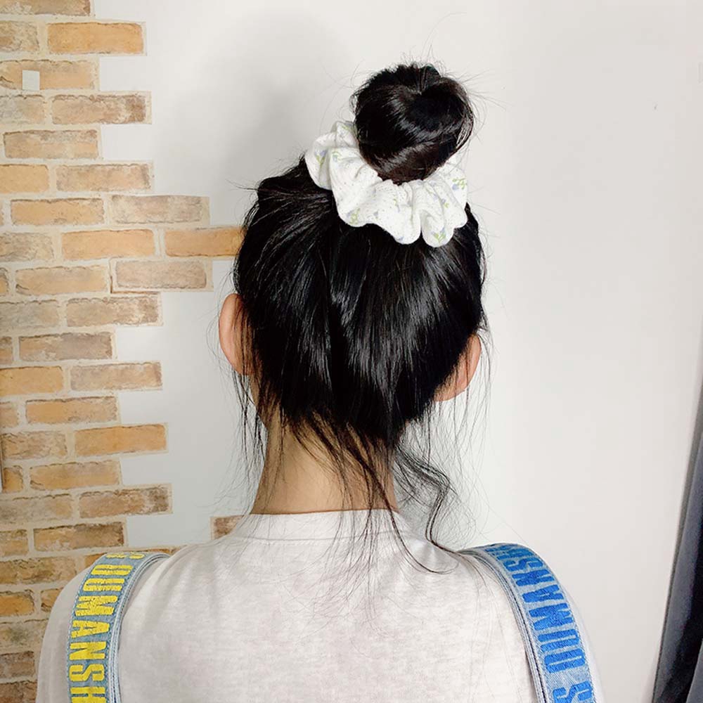 Dây buộc tóc họa tiết hoa phong cách boho thanh lịch cá tính