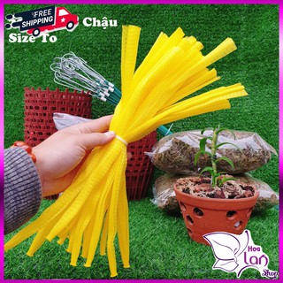 Túi Lưới Lót Chậu Lan ⚜️FREESHIP⚜️ Combo 10 Túi - Loại To 30cm [ Siêu Bền ]